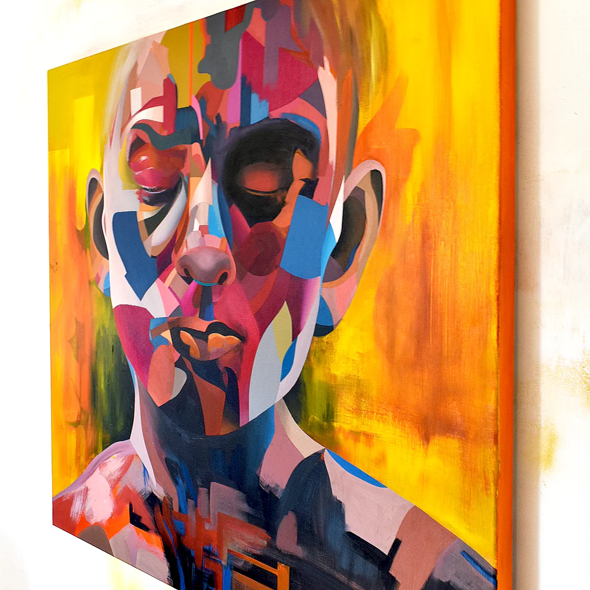 whispers-of-worry-abstract-portrait-painting-side profile